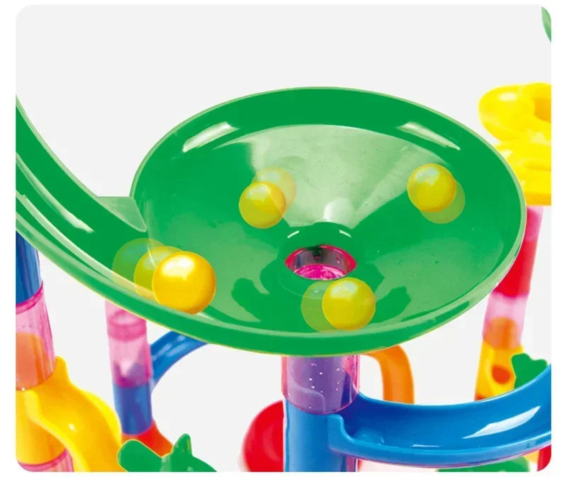 Byggblock Marmor Run Kolumner Lekset