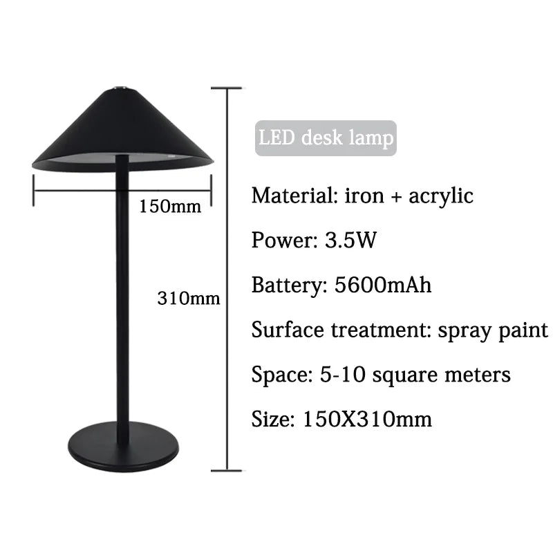 LumiFlex - Trådlös LED Skrivbordslampa