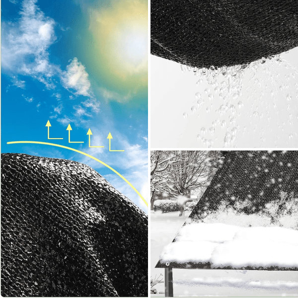 Instant Shade Solskärm - UV-blockerande, väderbeständig soltak för utomhusbruk