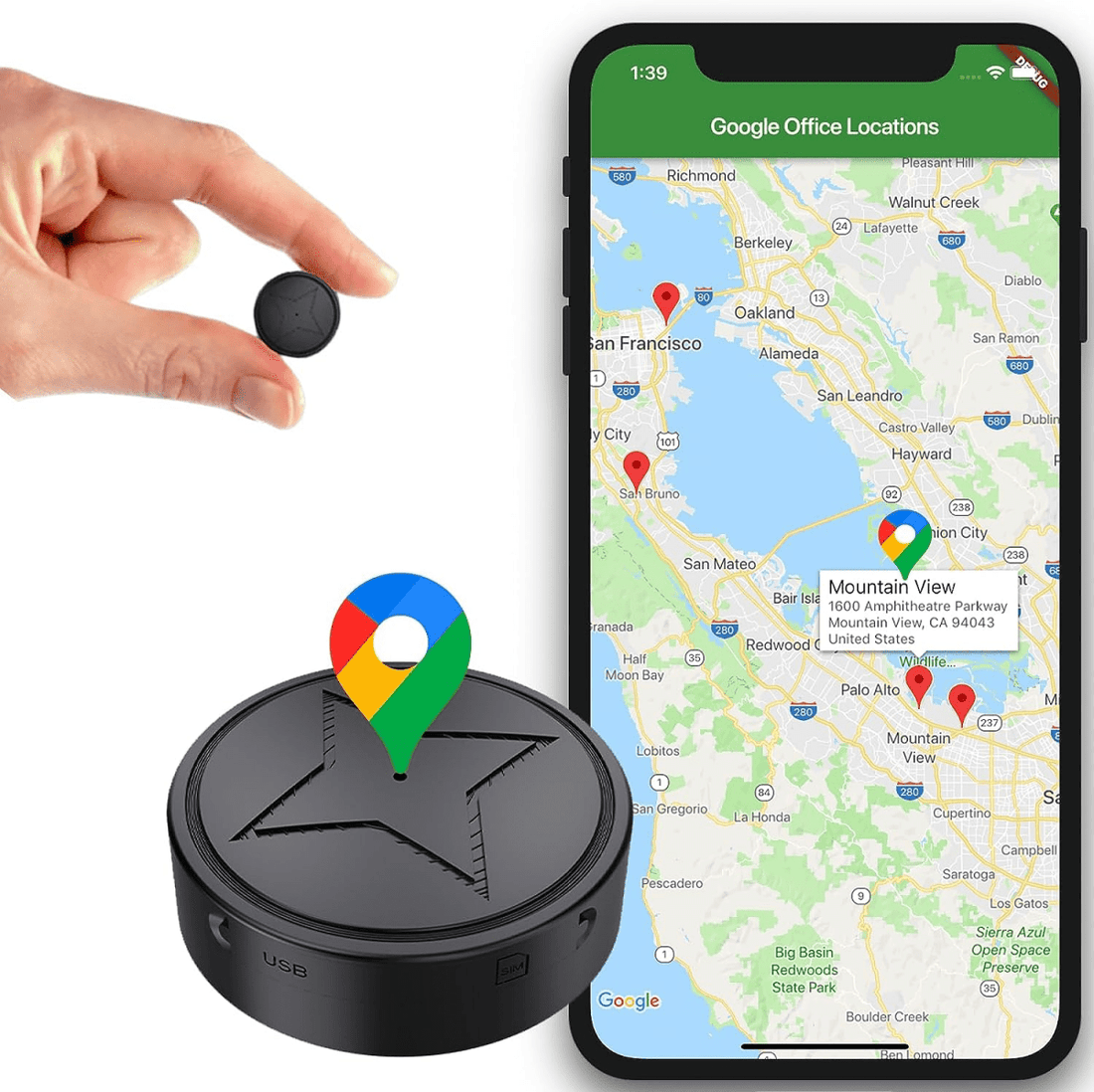 TRACELOCK – Kompakt GPS-tracker med magnetfäste &amp; lång batteritid