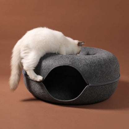 Katt Donut Säng