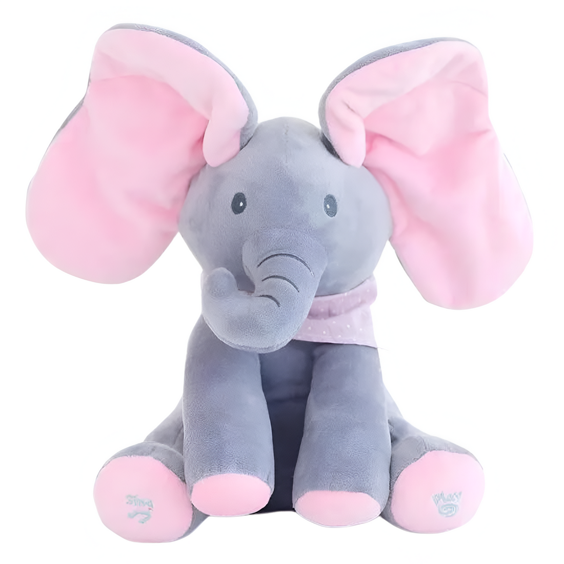 Plush Elefant Lektoy med Musik och Rörelse