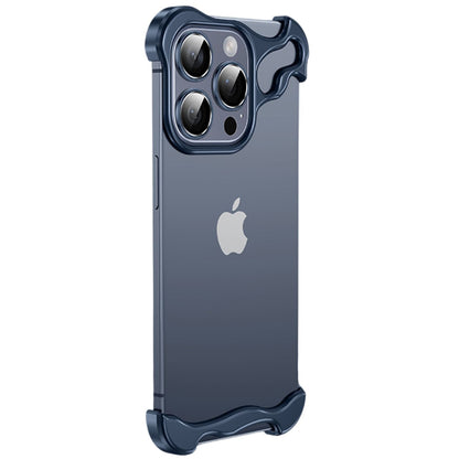 iPhone Fodral Klar Minimalistisk Metallkant Design