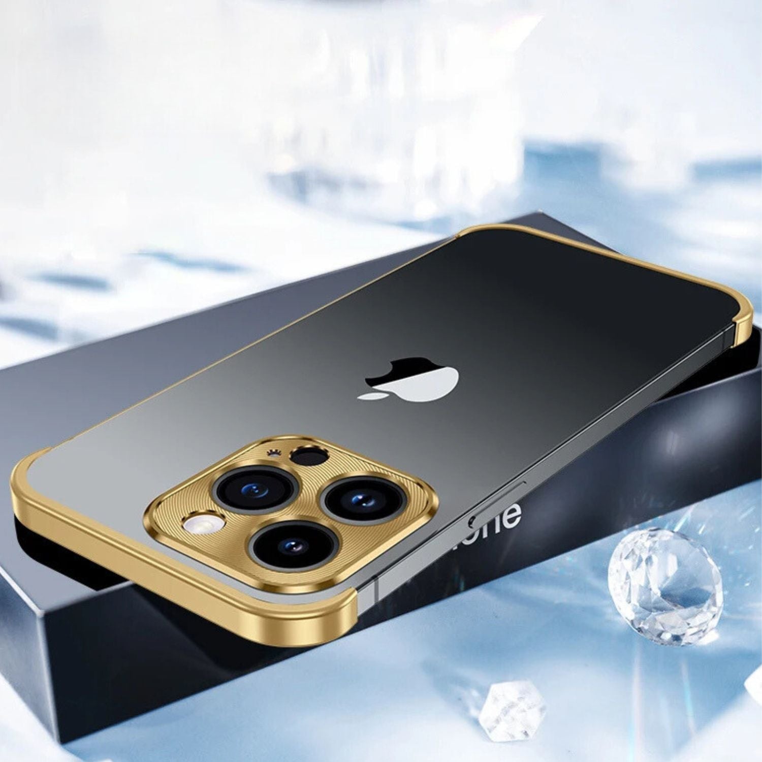 Osynlig metallfodral | Slim design och maximalt skydd för iPhone