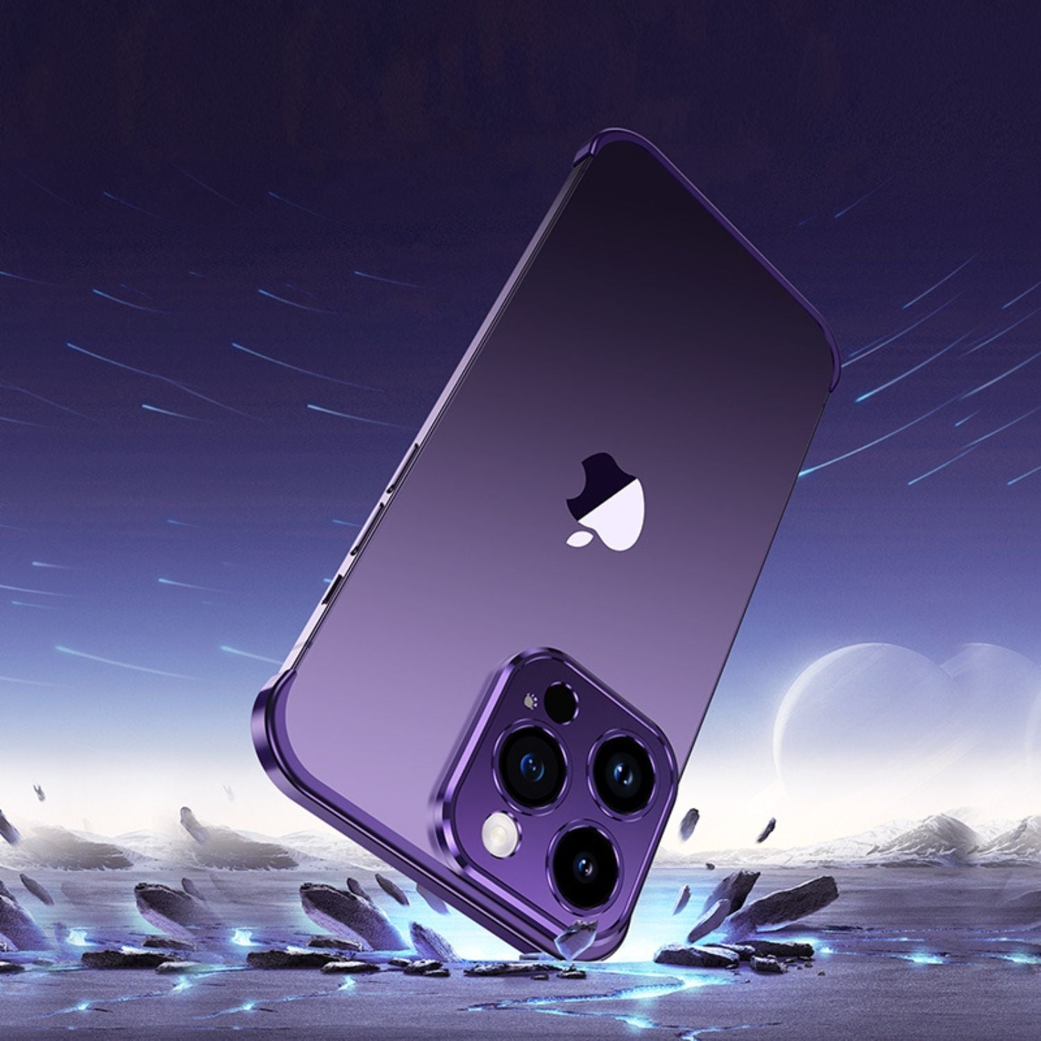 Osynlig metallfodral | Slim design och maximalt skydd för iPhone