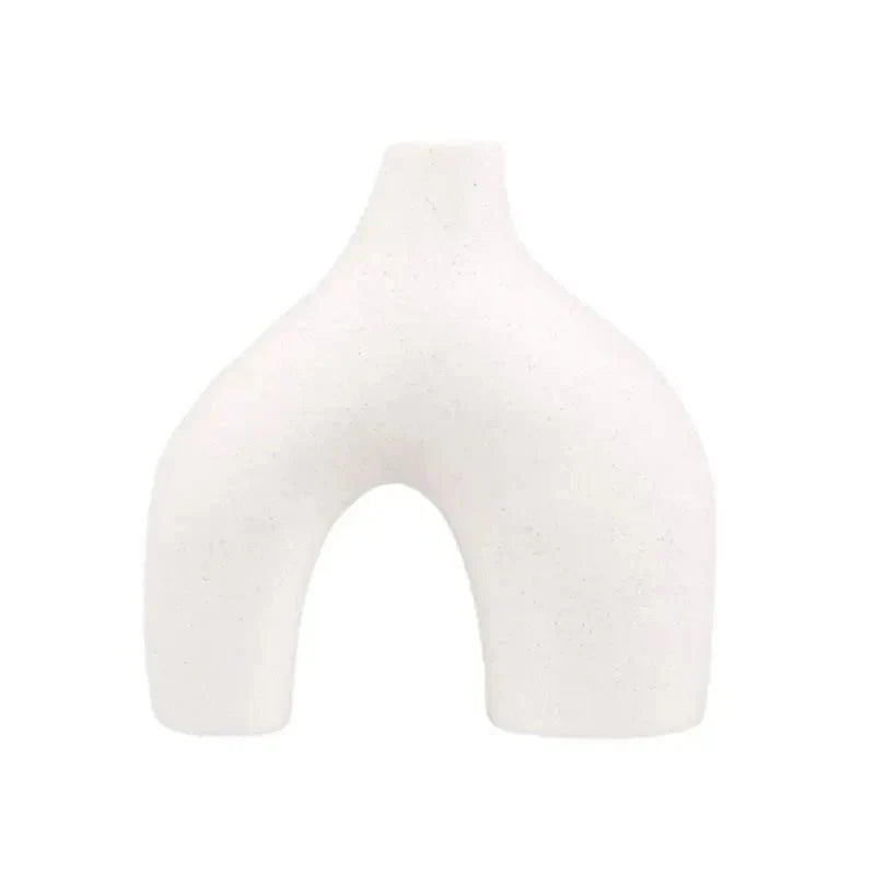 Oregelbunden Minimalistisk Keramik Vas Set för Modern Inredning