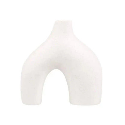 Oregelbunden Minimalistisk Keramik Vas Set för Modern Inredning