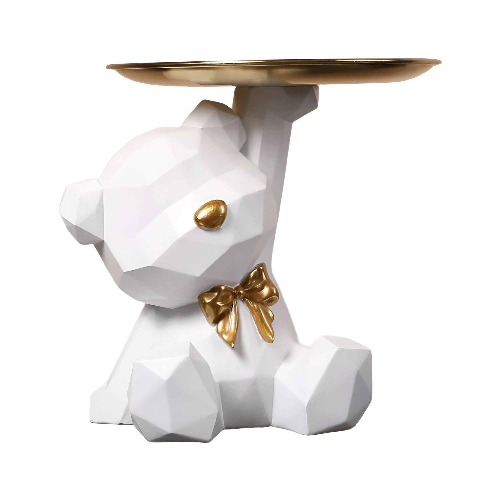 Bear Key Holder - Multifunktionell Geometrisk Björn Nyckelhållare och Skrivbordsdekoration