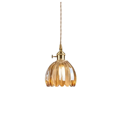 Taklampa med blomglas – Japansk design för mysiga rum