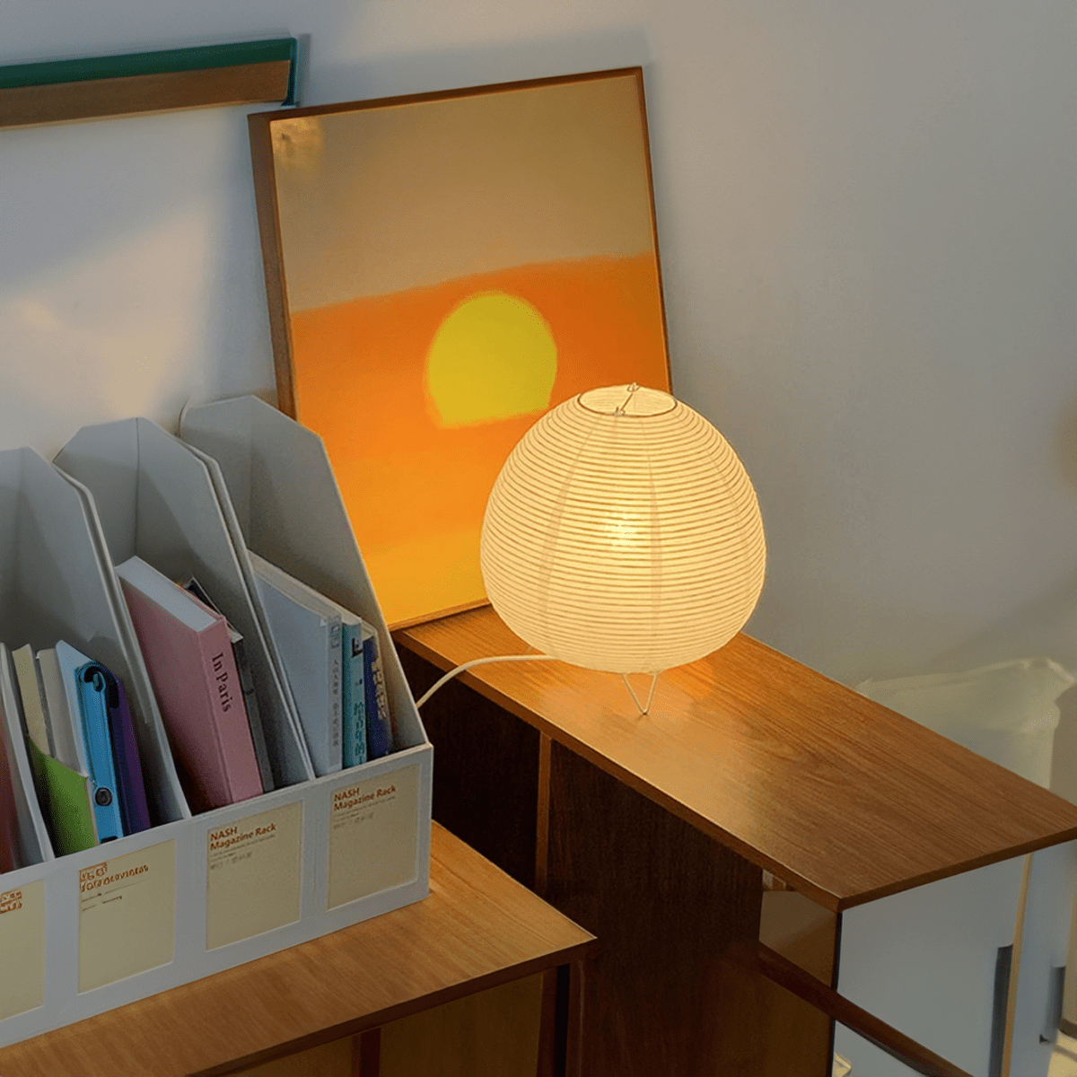 Wabi Sabi LED Bords Lamp - Stilig Ambient Belysning för Hem