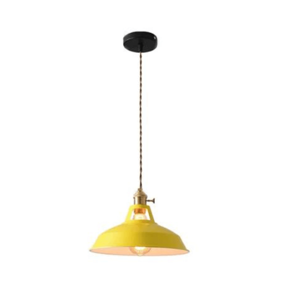 Elegant Industriell LED Taklampa i Metall
