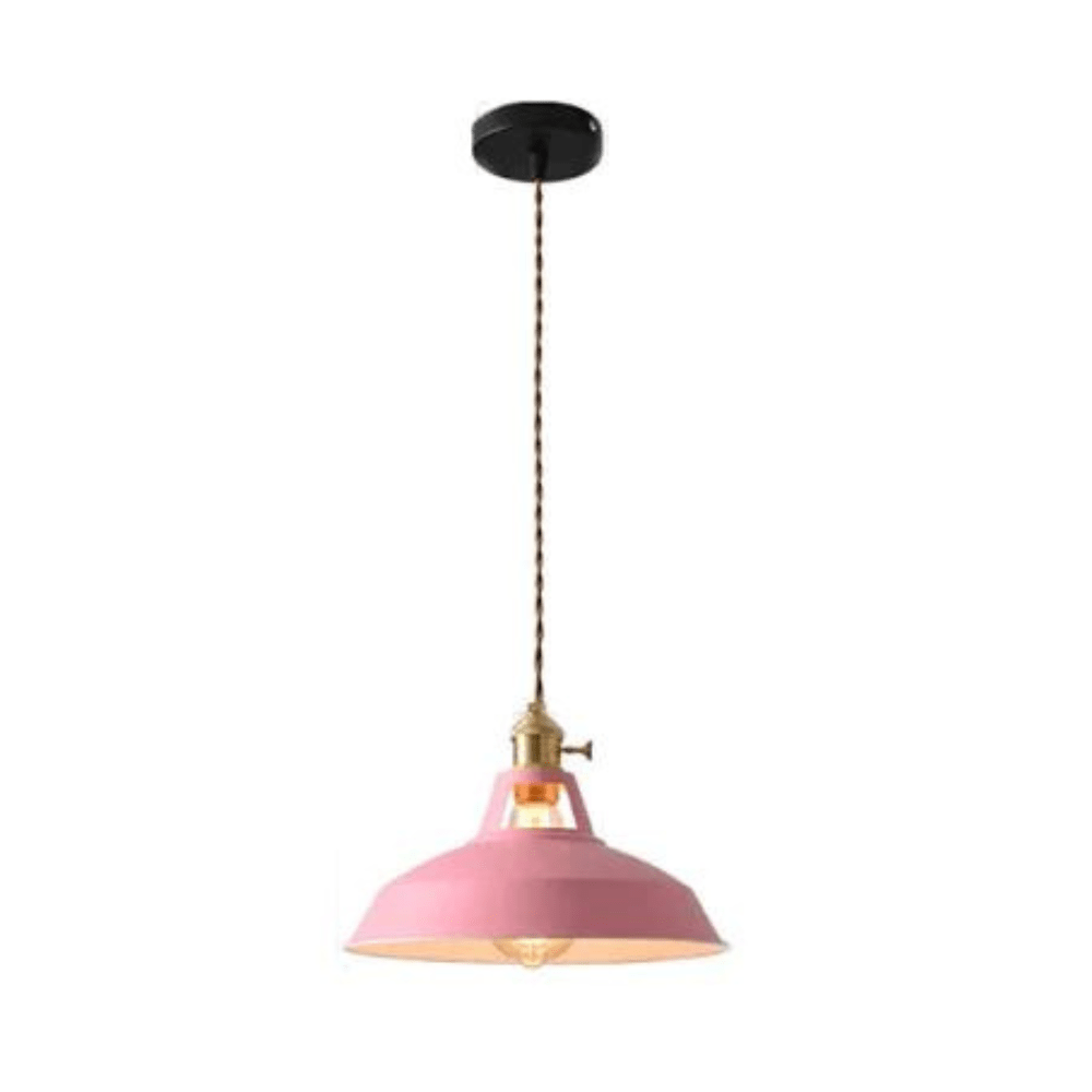 Elegant Industriell LED Taklampa i Metall