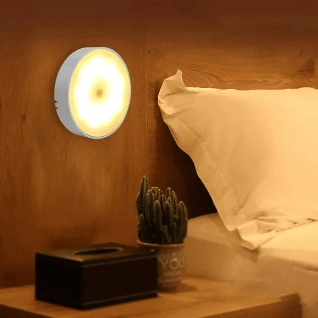 Magnetisk nattlampa med rörelsesensor