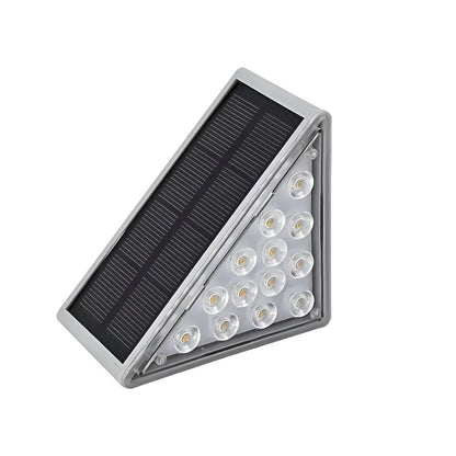 TriGlow Light - Triangulär Solenergi LED Stegbelysning för Utomhusbruk