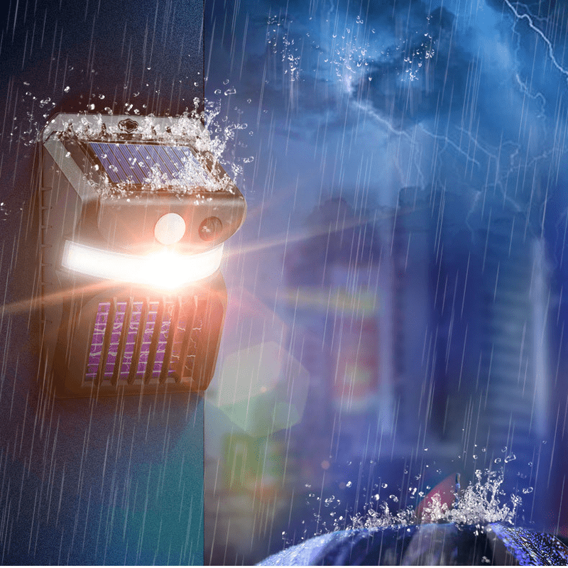 BuzzGuard Solar | Myggavvisande LED-lampa för utomhusbruk