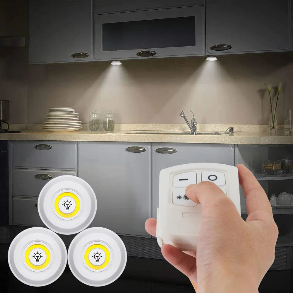Intelligenta LED-nattlampor med fjärrkontroll (Set om 5)