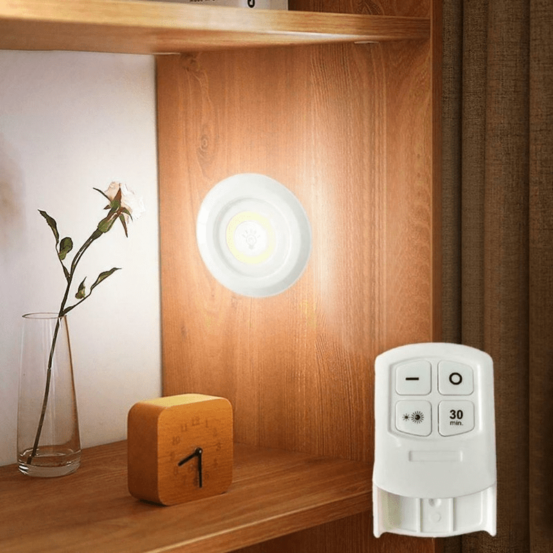 Intelligenta LED-nattlampor med fjärrkontroll (Set om 5)