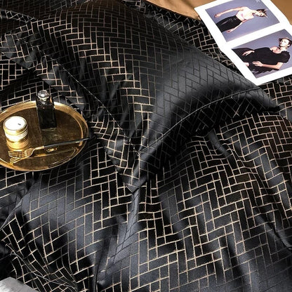 Noir Jasmine Svart Kuddcase (Set av 2)