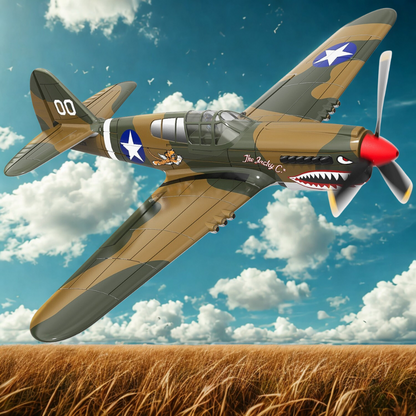 Fjärrstyrd flygplan med lätt stabiliserad flygning