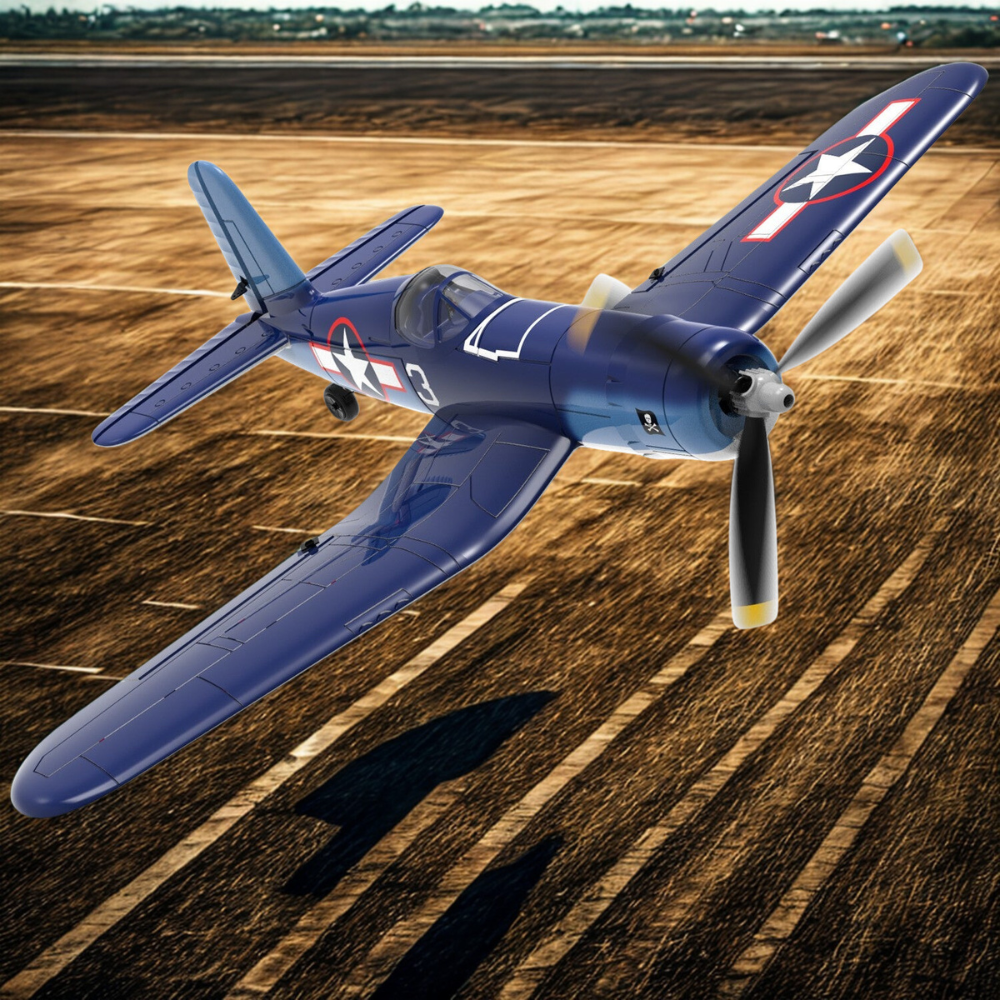 Fjärrstyrd flygplan med enkel aerobatic flygning