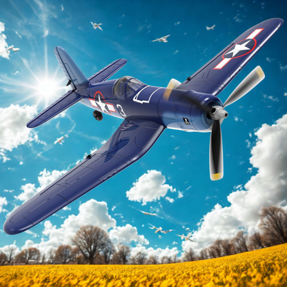 Fjärrstyrd flygplan med enkel aerobatic flygning