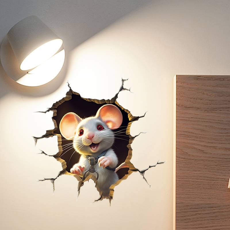 JOYPIX – Lekfulla 3D Cartoon väggklistermärken för hemdesign
