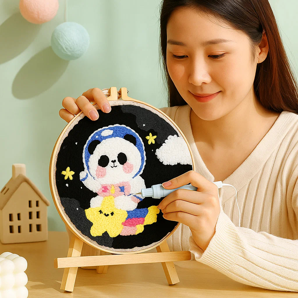 Avkopplande Stickset med olika designer