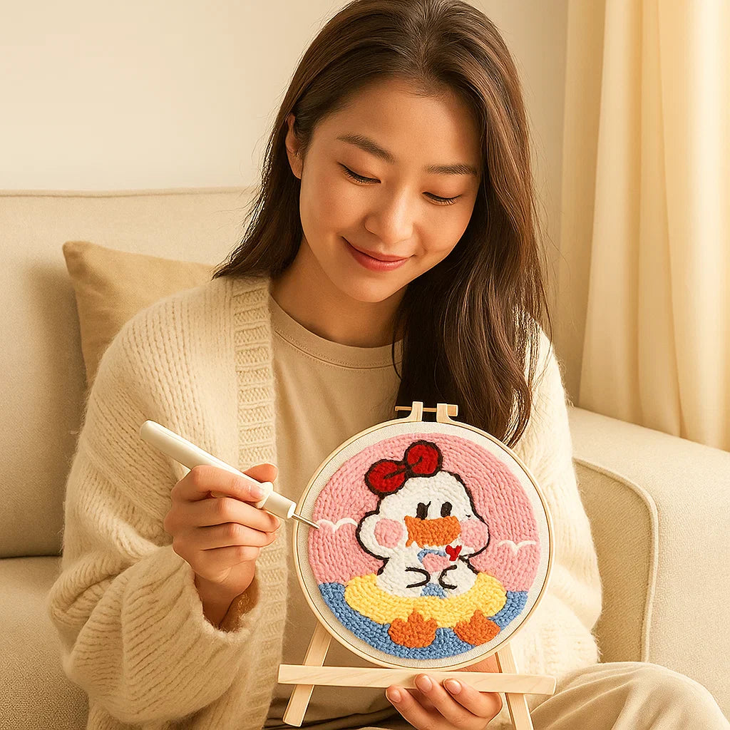 Avkopplande Stickset med olika designer