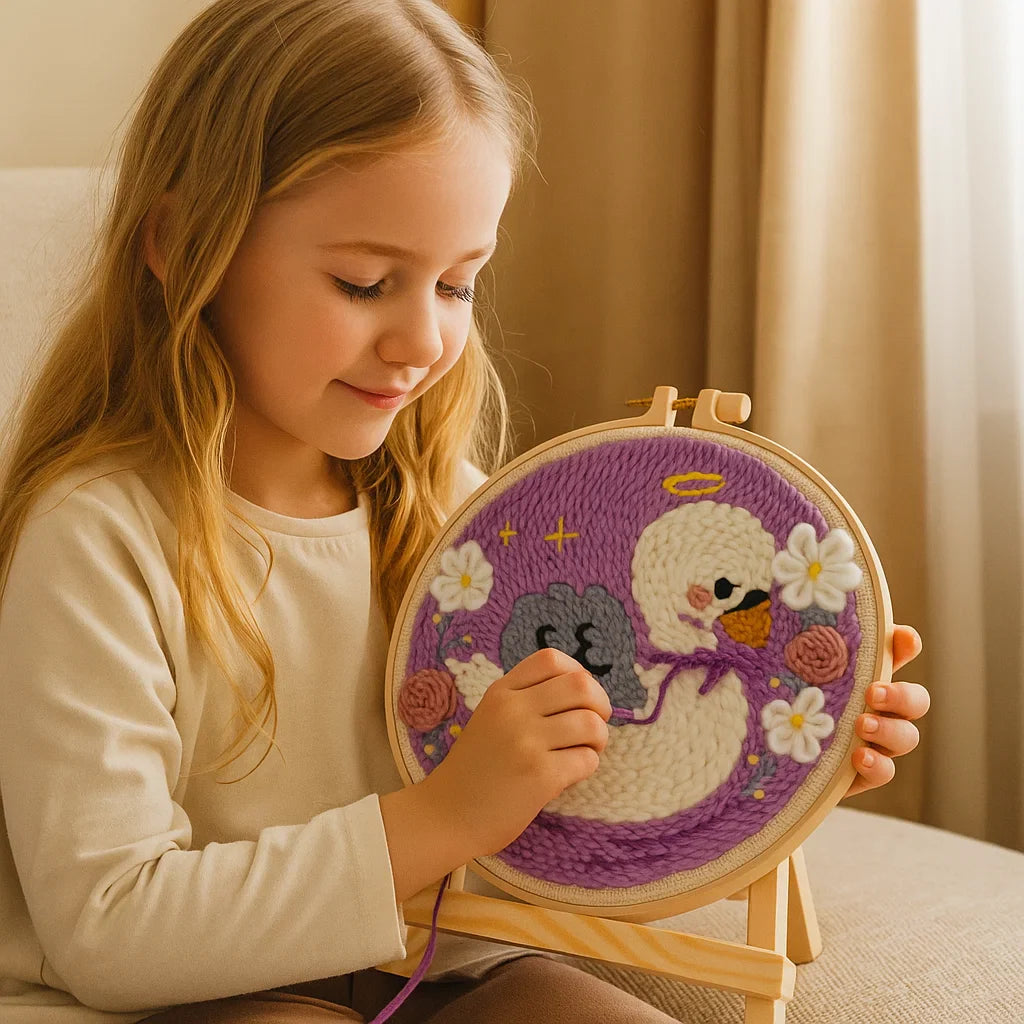 Avkopplande Stickset med olika designer