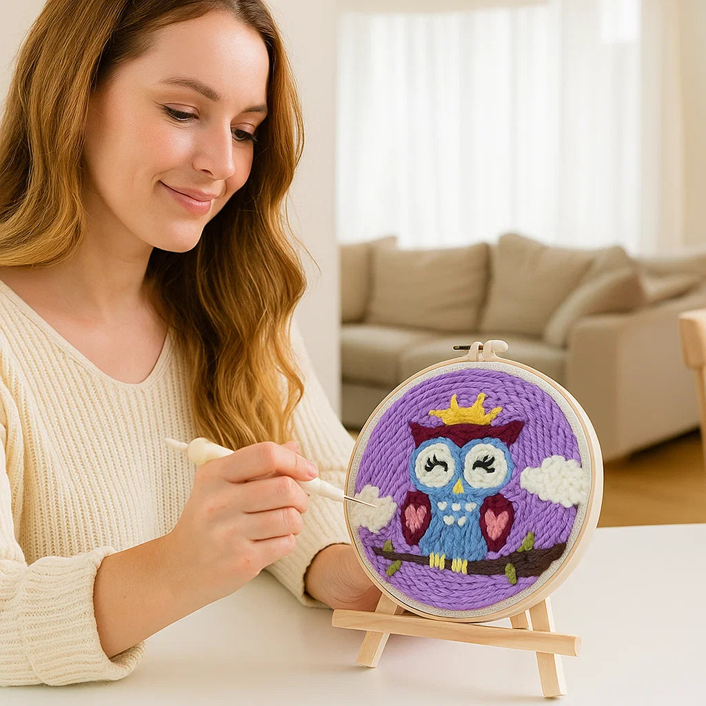 Avkopplande Stickset med olika designer