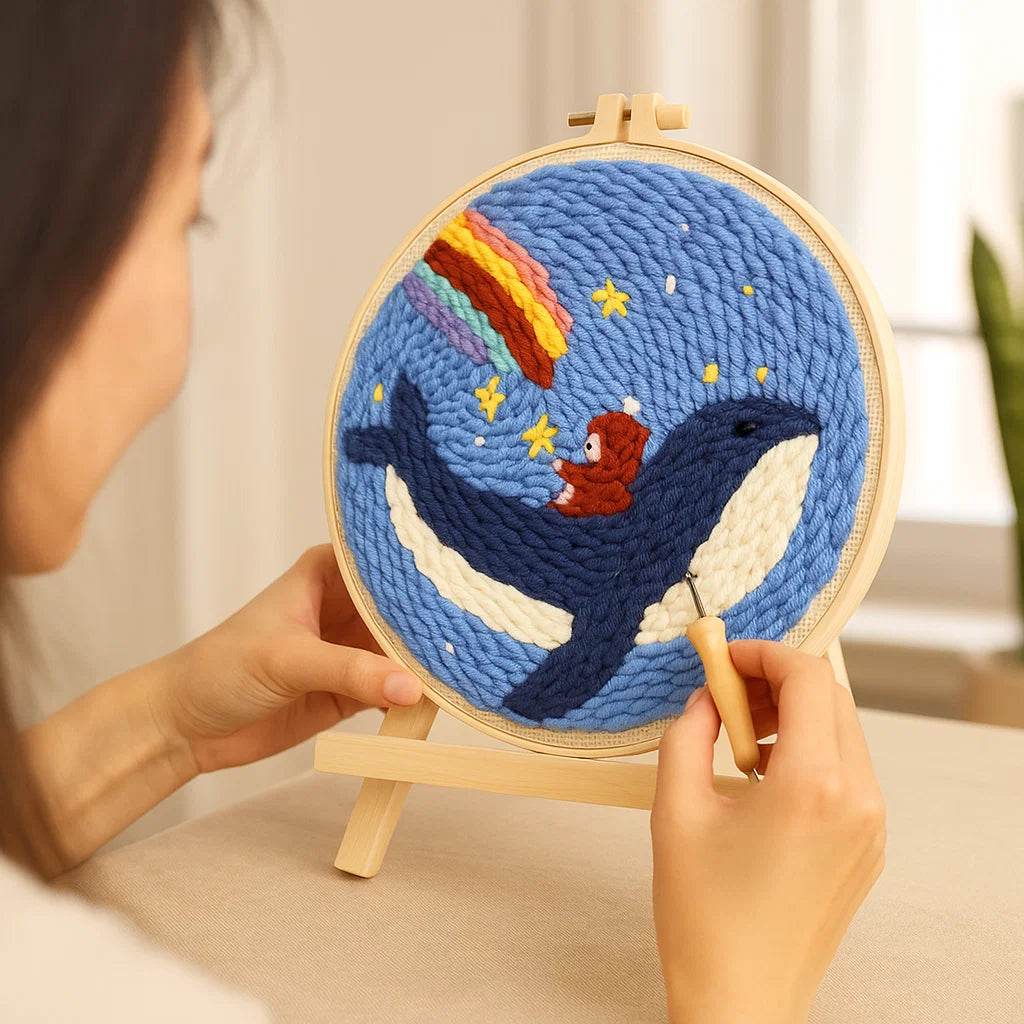 Avkopplande Stickset med olika designer