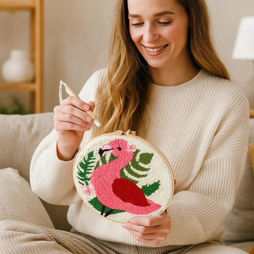 Avkopplande Stickset med olika designer