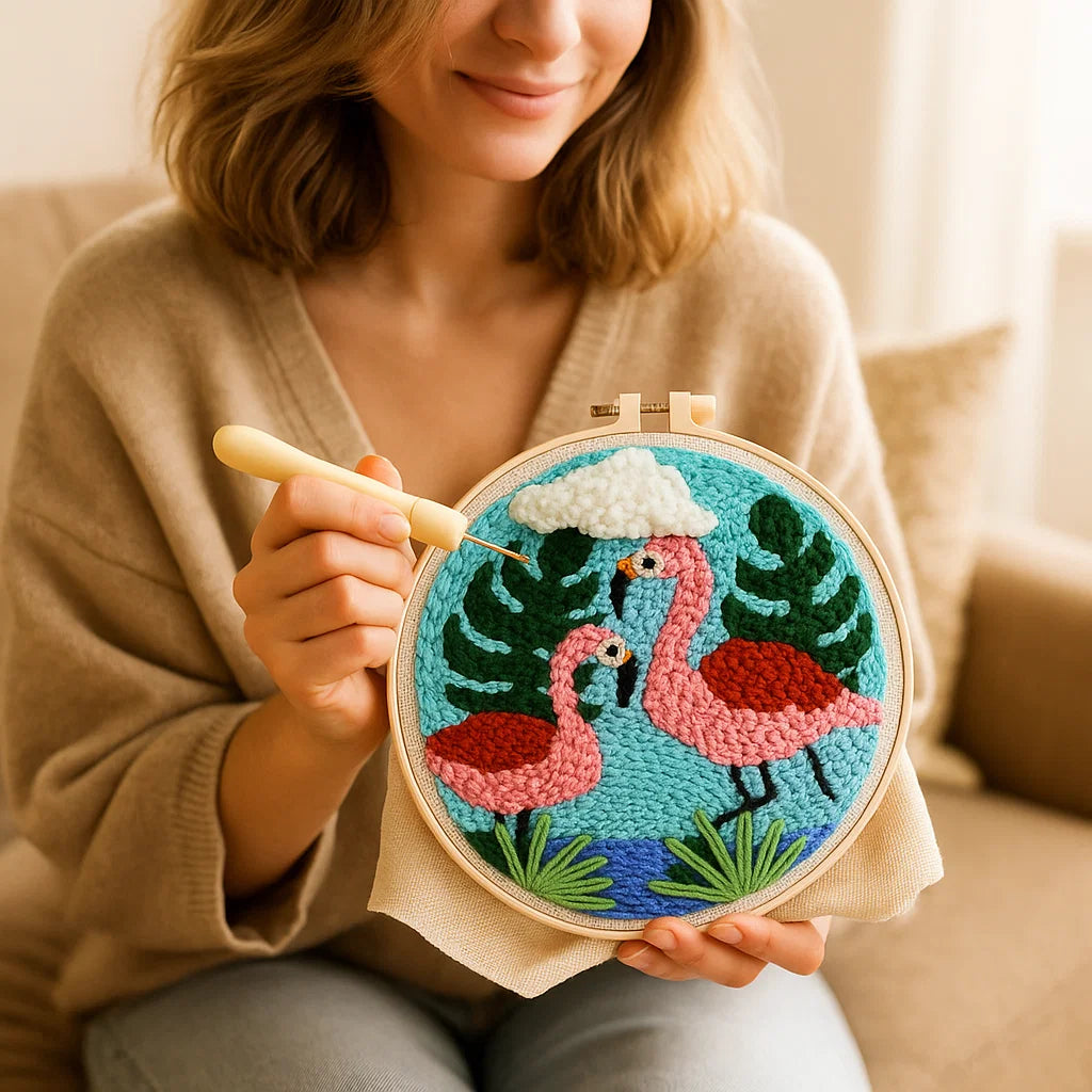 Avkopplande Stickset med olika designer