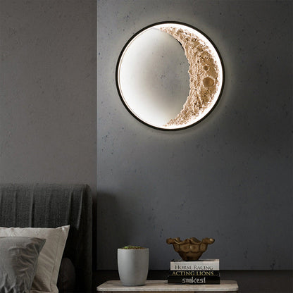 LED Realistisk Måne Vägglampa