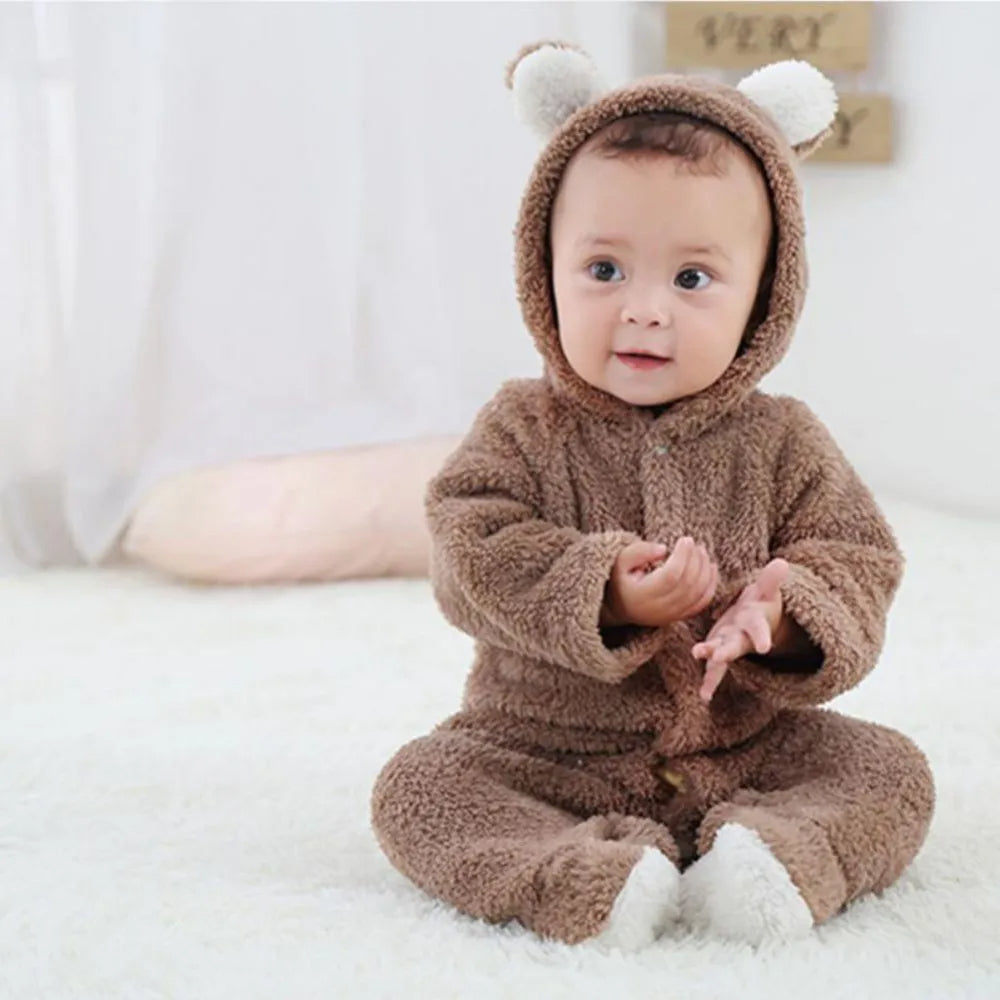 Söt babybody i björndesign