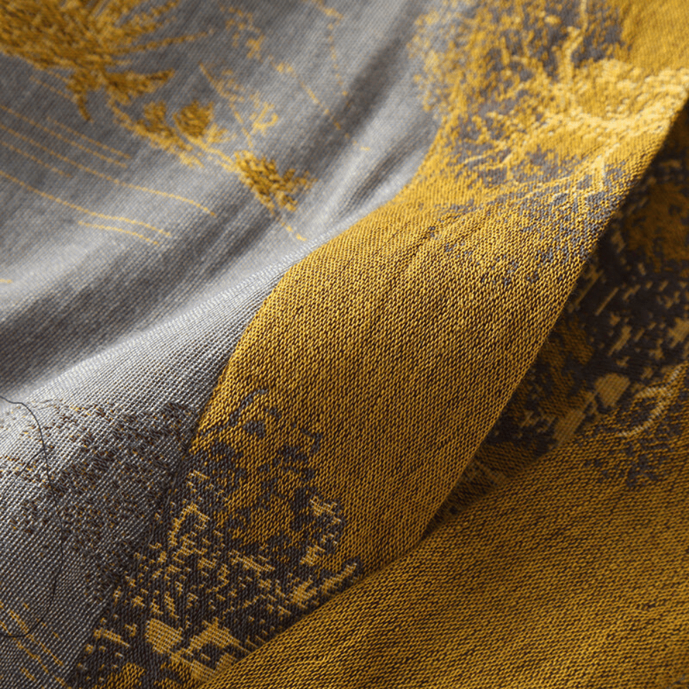 Kimono bomullsgaze-badrock – Retro unisexdesign