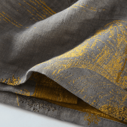 Kimono bomullsgaze-badrock – Retro unisexdesign