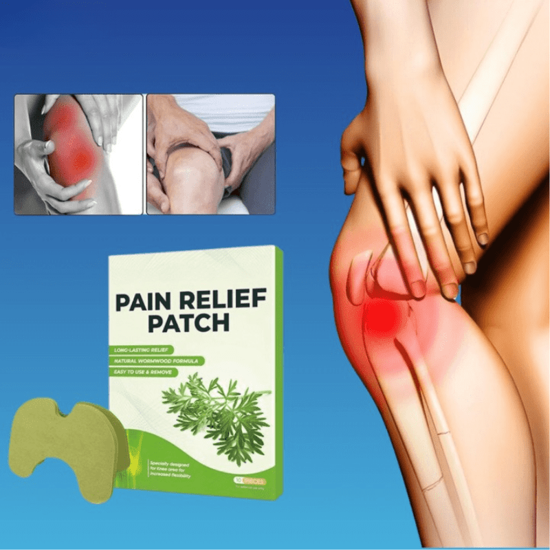 Kneecare Naturlig Smärtlindring Patcher - 8-timmars örtkur