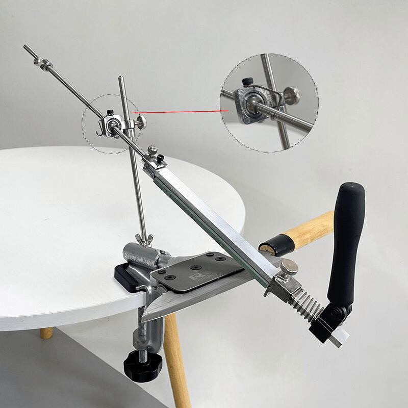 Messerslipare Pro – Precist slipande med 7-stenssystem och justerbar vinkelhållare