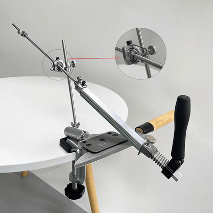 Messerslipare Pro – Precist slipande med 7-stenssystem och justerbar vinkelhållare