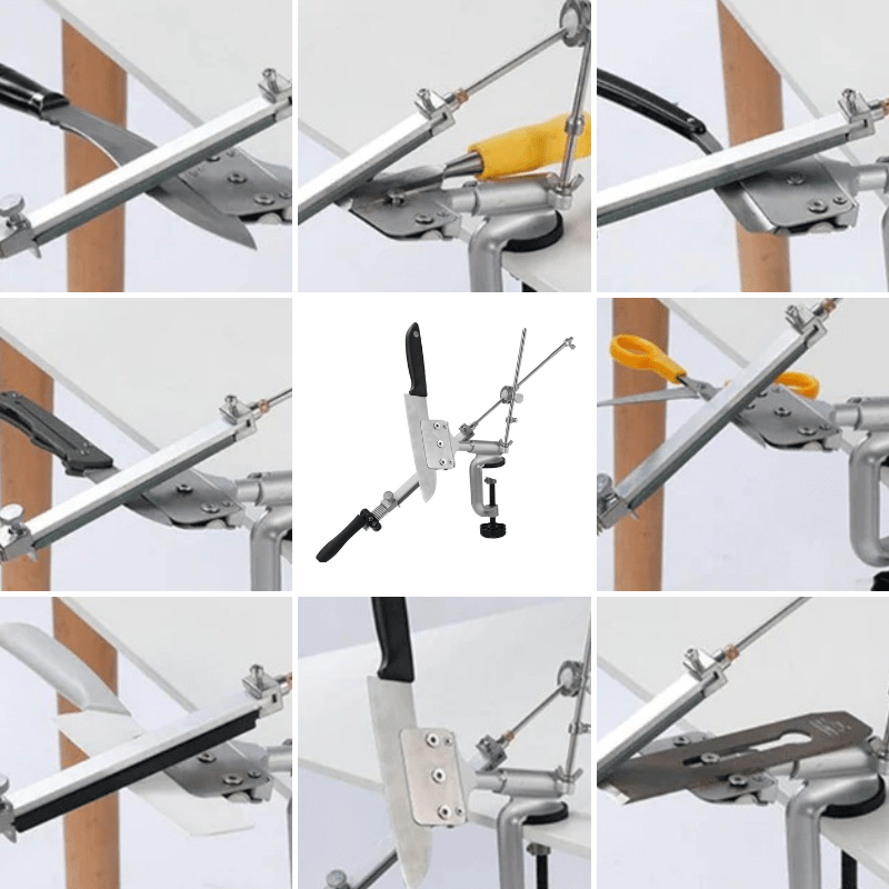 Messerslipare Pro – Precist slipande med 7-stenssystem och justerbar vinkelhållare