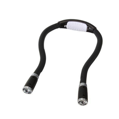 Flexibel handsfree stick- och virkningslampa – LED-halslampa för hantverk och läsning