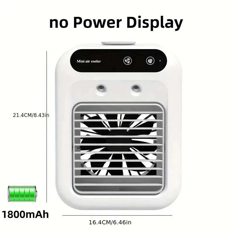Mini USB Luftkylare Fläkt med Vattentank och Sprayfunktion
