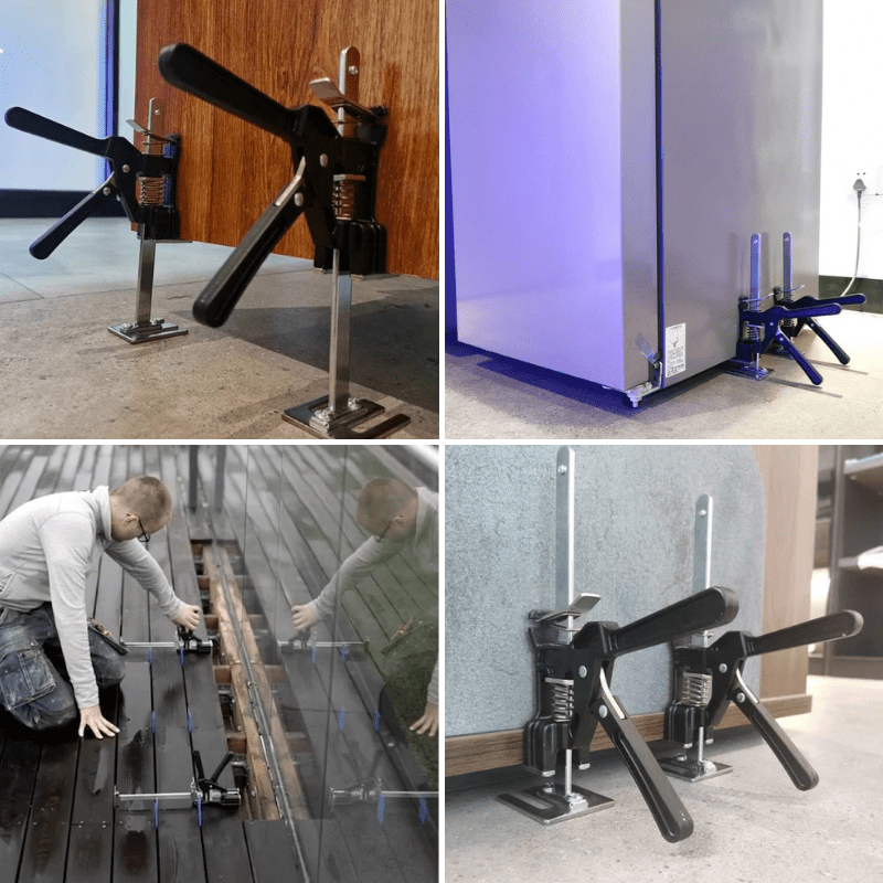 Arbetssparande lyftverktyg - tungt lyftverk med 260 kg bärförmåga och 25 cm lyfthöjd
