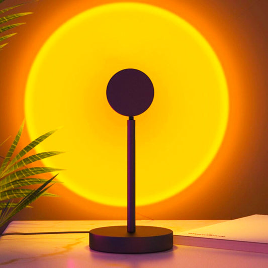Solnedgångslampa med 16 färger fjärrkontroll LED-ljus
