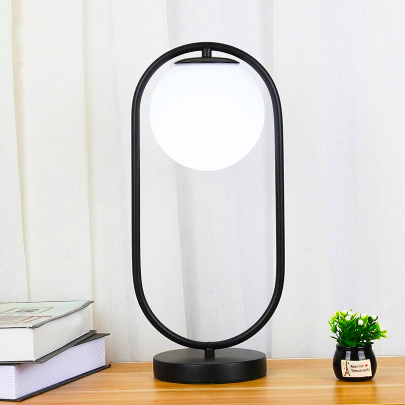 Design Moon Ball Sänglampa - Chic Glas Glöd Ljus