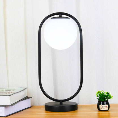 Design Moon Ball Sänglampa - Chic Glas Glöd Ljus