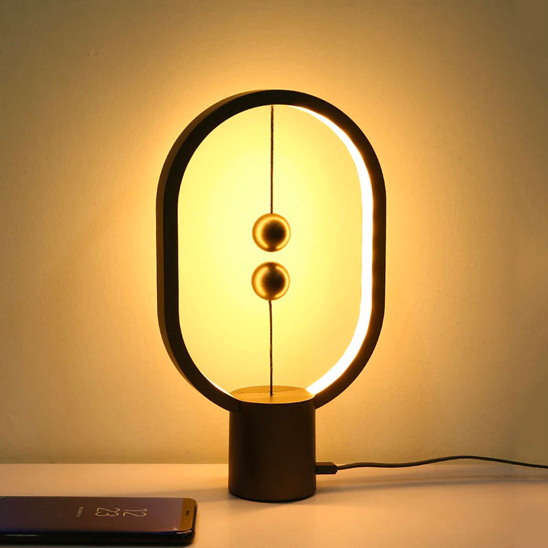 Magnetisk design LED sänglampa med fjärrkontroll och färgändring