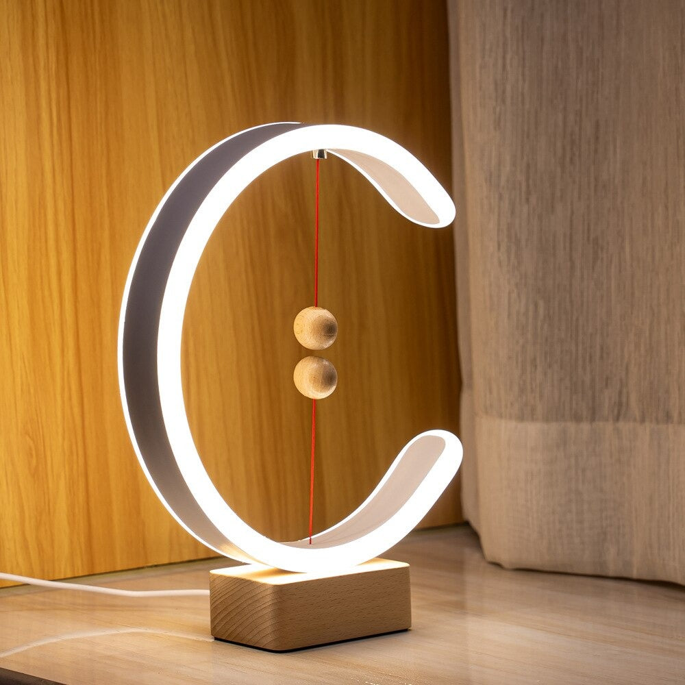 Magnetisk design sänglampa med touch-kontroll och färger