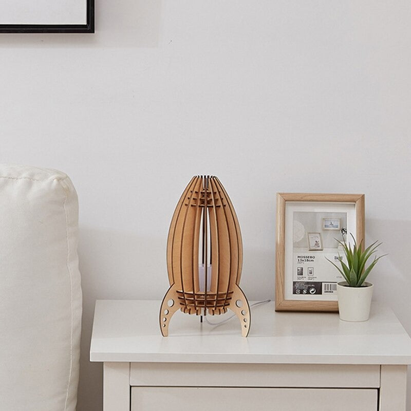 Rocket Sänglampa för Barn - Vintage Edison Stil